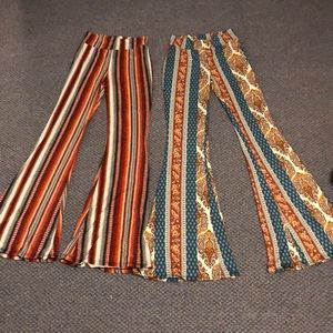 Bell bottom leggings. 2x